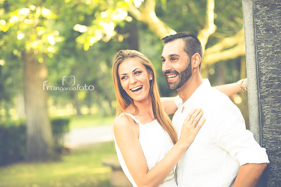 Fotografía de pareja en San Valentín en Soria