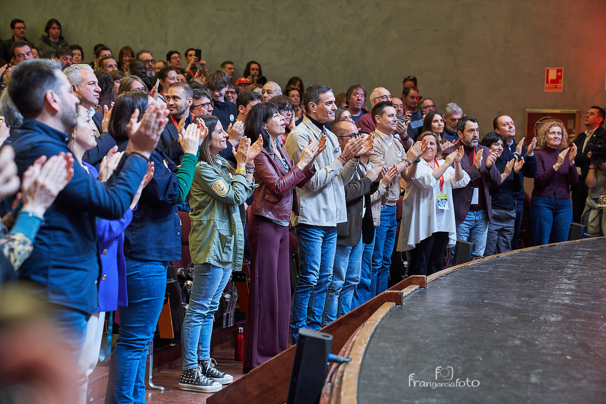 Fotografía de un acto electoral del PSOE en Soria
