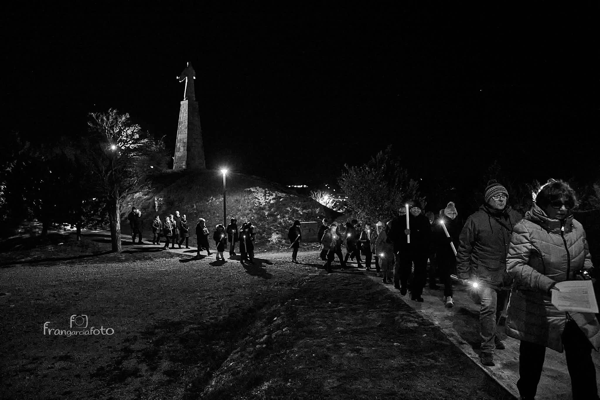 Viacrucis en Almazán el Viernes de Dolores