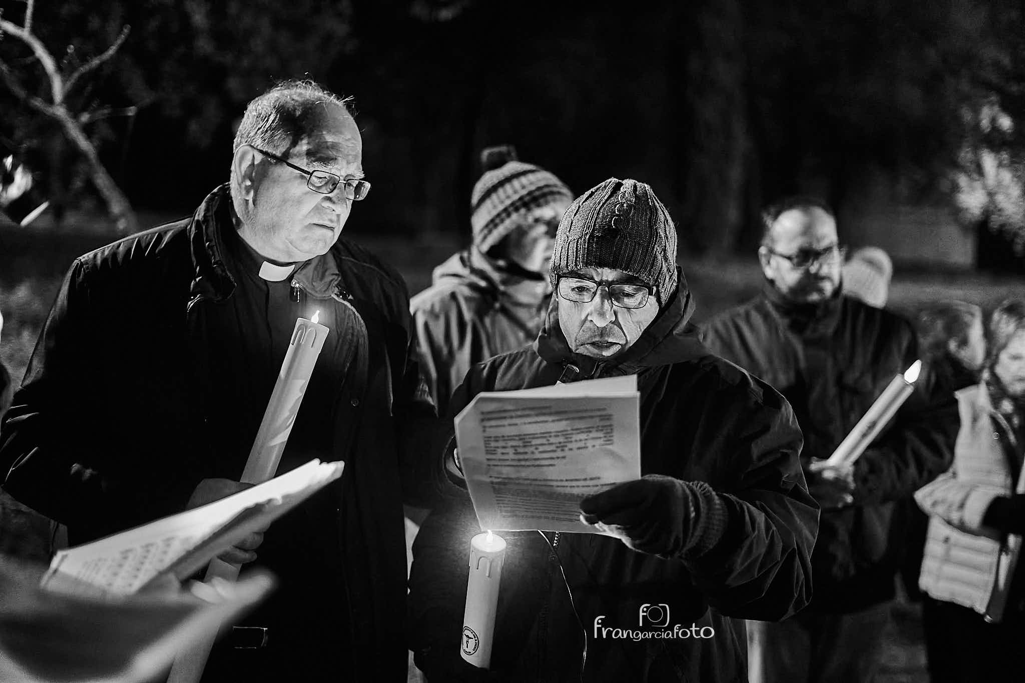 Viacrucis en Almazán el Viernes de Dolores