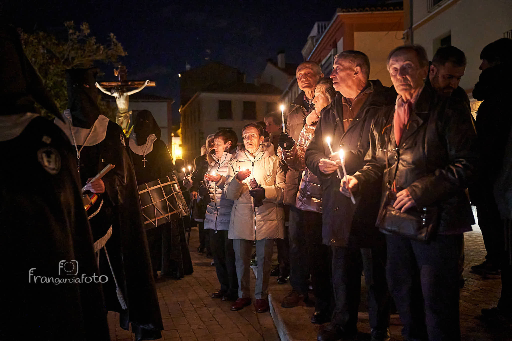 Procesión del Silencio el Jueves Santo de la Semana Santa adnamantina de 2026.