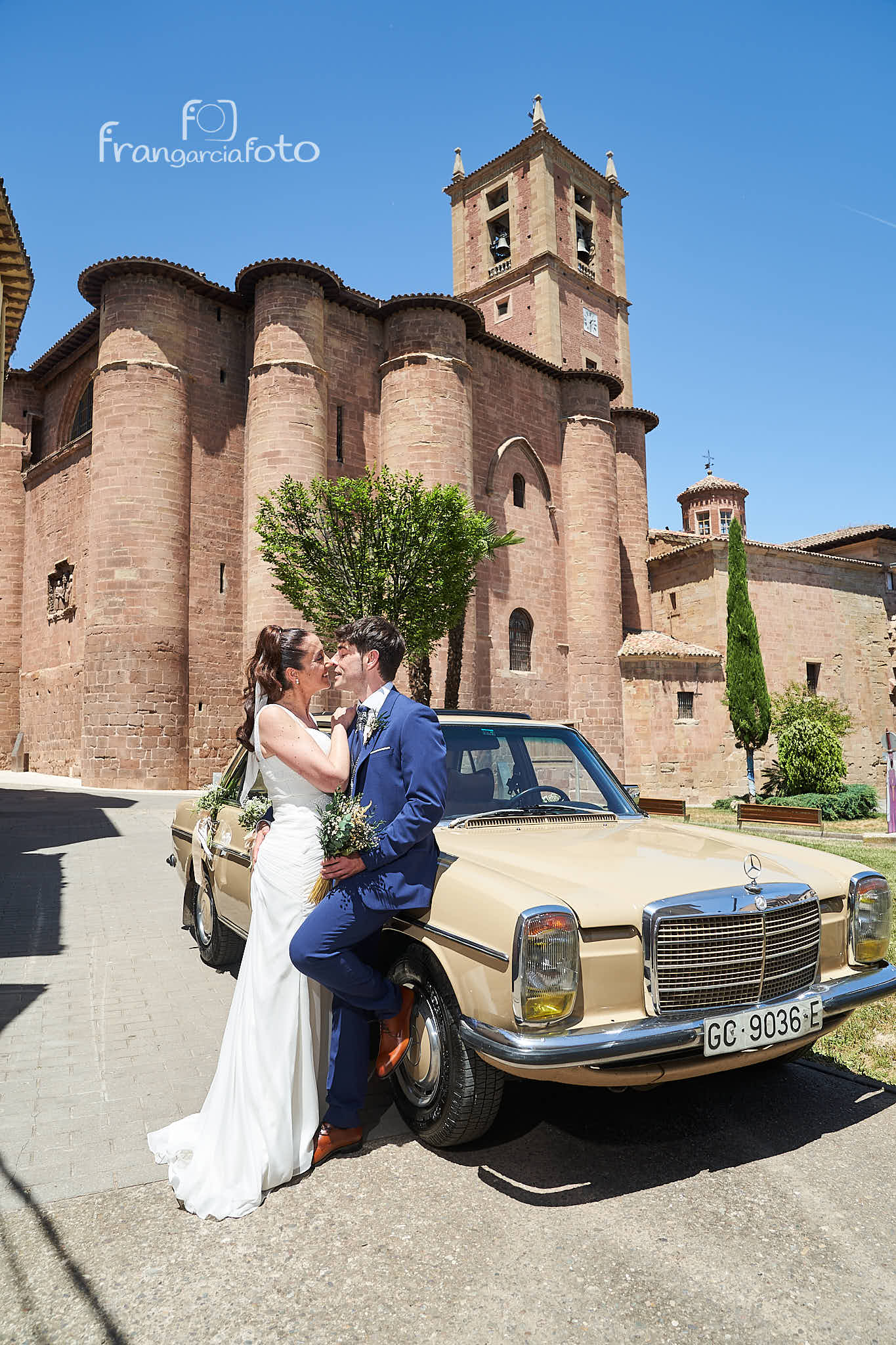 Pareja de recién casados en Nájera
