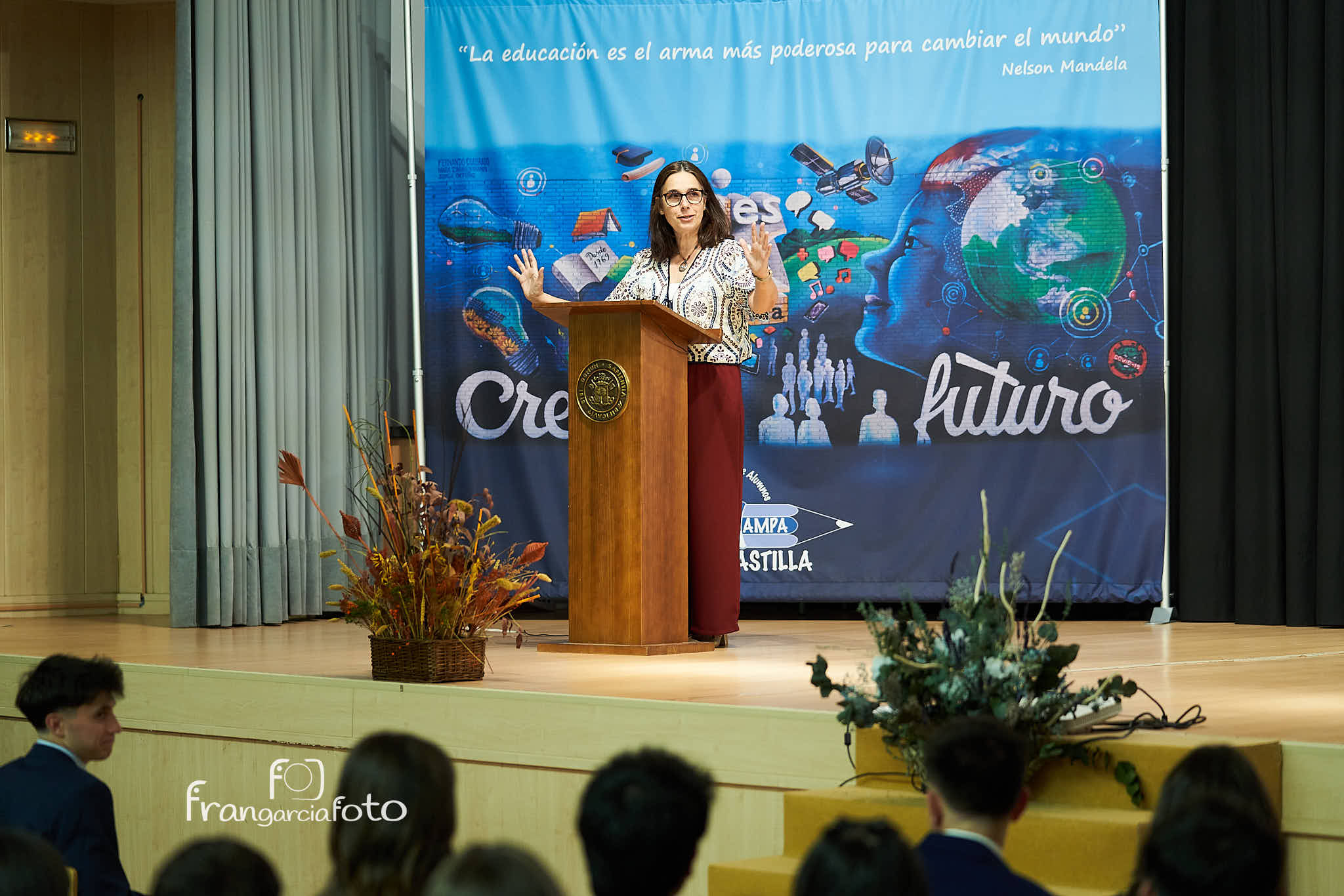 Directora de Centro en las Graduaciones de Bachillerato